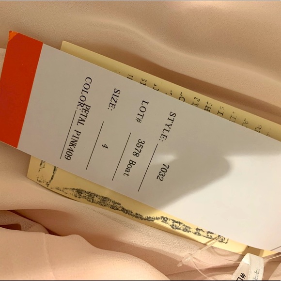 Brand new, petal pink Bill Levkoff evening gown - Picture 7 of 12